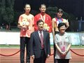 重庆一中学生杨璨在全国第十三届学生运动会上摘得银牌